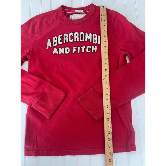 Vintage Y2K Abercrombie & Fitch Embroidered Muscle T Shirt Size Mens Small READ - Picture 3 of 9